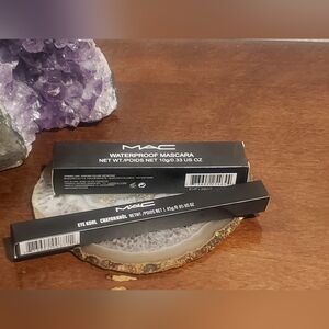 ▪︎M.A.C COMBO Eyeliner Crayon & WaterProof Mascara -(BLACK)